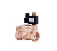 1-1/4" Normally Open High Pressure Solenoid Valve 0955 Series 220V 110V 24V 12V Brass 1.6MPA Water Valve Air Valves(BSP_380VAC_NBR-SEAL)