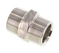 1 1/4'' NPT Acero inoxidable Espiga doble 80 Bar - Hidráulico