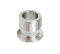 1-1/4" NPT Male Threaded to 2" Tri Clamp 304 Stainless Steel Pipe Fitting Connector Adapter