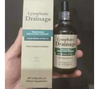 1-10 cajas de gotas para drenaje linfático de 59 ml, extractos de hierbas naturales, suplemento dietético para un apoyo circulatorio unisex, alivio del hinchazón 59ml X 2