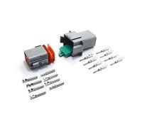 1-10 kit 8 pin Dt Serie 22-1 6awg Conector eléctrico de alambre impermeable masculino 8p Terminal autominal sellado automático compatible con automóvil(8P 1 Kit)