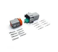 1-10 kit 8 pin Dt Serie 22-1 6awg Conector eléctrico de alambre impermeable masculino 8p Terminal autominal sellado automático compatible con automóvil(8P 5 Kits)