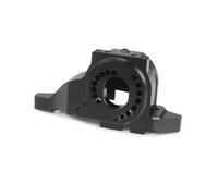 1/10 Modelo Coche trepador aleación de 1 Placa de Montaje Motor TRX4 aleación Aluminio con Cubierta Engranaje Recto Superior para Coche RC Crawler 1/10 TRX-4 TRX6 (Piezas Mejora)(Black Set)