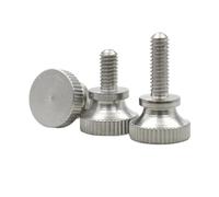 1-10 pernos de dedo de acero inoxidable M2 M2.5 M3 M4 M5 M6 304, pernos de perilla de agarre manual, tornillos de dedo moleteados, longitud 3-35 mm(10pcs,M3 x 16mm)