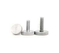 1-10 tornillos de mariposa de acero inoxidable M2 M2.5 M3 M4 M5 M6 M8 M10 GB835 304 Tornillo de cabeza plana for apretar a mano(X 50mm,M6 2PCS)