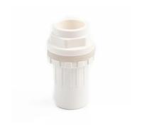 1~10 Uds 20/25/32/40/50mm conectores de tubería PVC drenaje peces riego jardín juntas salida entrada acuario(White,INNER DIAMETER 50MM_1 PIECE)