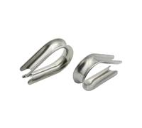 1-10 Uds M1.5-M32 Dedales De Acero Inoxidable 304 Abrazadera Anillo Cable Cuerda Funda Protectora Aparejo(M26,316_10PCS)
