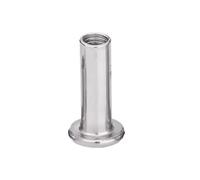1-10 Uds M2 M3 M4 M5 M6 M8 M10 304 Cabeza Hexagonal Plana De Acero Inoxidable Muebles Remache Inserto Junta Manga Conector Tuerca(18mm,M4(D5mm)-10pcs)