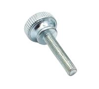 1-10 Uds M3 M4 M5 M6 M8 M10 Moleteado Cabeza De Paso Alto Apretar A Mano Tornillo Pulgar Cortina Pared Cerradura Vidrio Pernos GB834(16mm,M5 5pcs)