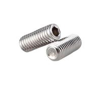 1/10 Uds M4 M5 M6 M8 M10 M12 M16 DIN916 316 A4 hexágono de acero inoxidable punta copa tornillo sin cabeza(50mm,5pcs M8)