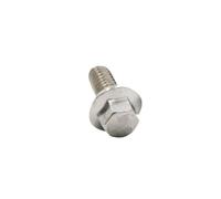 1-10 Uds M5 M6 M8 M10 M12 304 Tornillos Antideslizantes De Dientes Acero Inoxidable Pernos Brida Hexagonal GB5787(35mm,M5 10pcs)