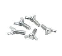 1-10 Uds pernos de ala tornillo de mariposa acero galvanizado M4 M5 M6 M8 M10 M12 tornillos de cabeza de ala DIN316(8mm,M5 10pcs)