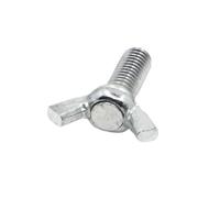 1-10 Uds Pernos De Ala Tornillo Mariposa Acero Galvanizado M4 M5 M6 M8 M10 M12 Tornillos Cabeza DIN316(16mm,M5 10pcs)