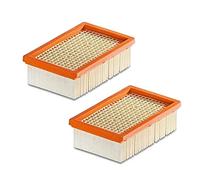 1 - 10 unidades de filtros planos para Kärcher, sustituye a los filtros originales como 2.863 - 005.0 para MV 4 5 6 P Premium (WD5, WD 5 P, Premium, 2 filtros)