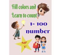 1-100 Number Coloring Book for Kids