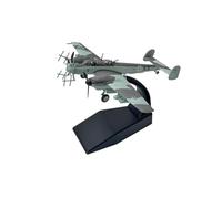 1:100 para Fundición A Presión De Metal, Modelo De Avión De Combate Militar Alemán Messerschmitt BF110 De La Segunda Guerra Mundial (con Soporte) Adornos De Juguetes