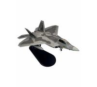 1/100 para Metal F22 F-22 (con Stand) Die Cast Alloy Raptor Chealth Fighter Modelo Réplica De La Recolección De La Colección De Aeronaves Militares