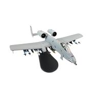 1/100 para Tigres Voladores De Metal (con Stand) Aleación A-10A Ataque Aircraft A10 Caza De Tanque Modelo De Combate Réplica De La Colección De Aviones Militares Regalo