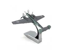 1/100 Scale DieCast Military Model Attack Plane German Bf110 Fighter Jet Model Aircraft for Gifts