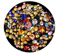 1-10mm cono transparente punta de cono cristal pointback diamantes de imitación para decoración de uñas accesorios de reparación de joyas-ss1 1mm 1440 Uds