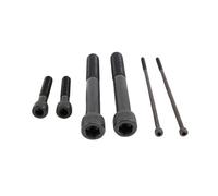 1/10pc M3 M4 M5 M6 M8 Black Grade 12.9 Steel Lengthened Long Hexagon Hex Socket Cap Head Screw Bolt Half Thread L=30-300mm(35mm,10pcs M3)