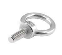 1-10x Tornillos de tuerca enganche anillo perno ojo elevación acero inoxidable 304 Tornillo con hombro Suministros M4 M5 M6 M8(M8,1PC)