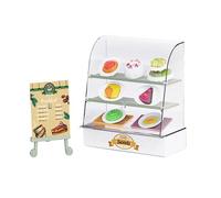 1/12 Accesorios para casa de muñecas con figura de modelo de postre para panadería en miniatura, mostrador de exhibición, juego de juguete