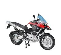 1:12 BMW R1200 GS, Motocicleta De Carreras De Aleación, Modelo De Alta Simulación, Fundición A Presión, Motocicleta Deportiva Callejera