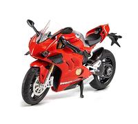 1:12 Dukadi V4S Panigale, Modelo De Motocicleta Fundida A Presión, Réplica De Juguete con Sonido Y Luz, Regalo De Cumpleaños