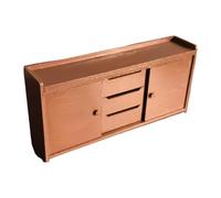 AWHAO 1:12 Escala Muebles de Muebles de de Almacenamiento en Miniatura muñeca para Juguete de Dormitorio, MarrÓn