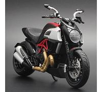 1/12 Locomotora De Aleación Modelo Motocicleta Juguete Sonido Y Luz Niño Colección Decoración Regalo para Big Devil