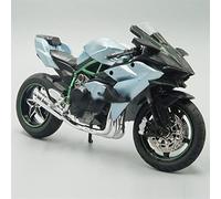 1/12 Modelo De Motocicleta Diecast Bicicleta Deportiva Juguete con Sonido Y Luz para Regalos Niños Colección Adultos para Kawasaki para Ninja H2