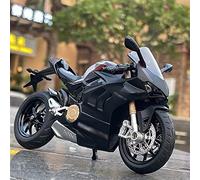 1/12 para Ducati Panigale V4S Corse Aleación De Carreras Motocicleta Metal Campo A Través Modelo Colección Juguete para Niños Regalo