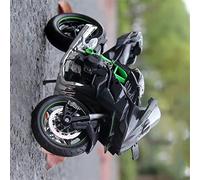1:12 para Kawasaki para Ninja H2R, Motocicletas Modelo De Motocicleta Aleación, Amortiguadores, Colección, Coche Juguete, Regalo para Chico