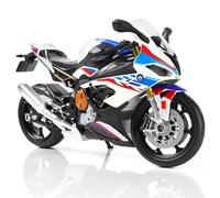 1/12 S1000RR Motocicleta Modelo Juguete Mini Aleación Metal Diecast Motocicleta Modelo Blanco Motocicleta Modelo Juguete Deporte Motocicleta Racing Modelo Colección Regalo para los Hombres Kid Boy