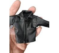 1/12 Sodier Clothes - Chaqueta de piel sintética modelo para Marvel Mezco gwtoys de 6 pulgadas