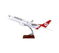 1:120 Apto para N 737 B737 Modelo Aviación Suelo con Base De Aleación Exhibición Aviones Adornos Colección Juguetes Kit de Juego de Pasatiempo