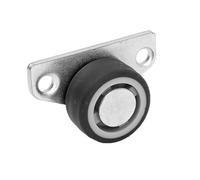 1/12Set Side Mount Caster Wheels Silent Rubber Furniture Low Profile Casters (8 Sets)