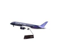 1:130 para maqueta de avión B787 47cm aleación y Resina con Luces Ideal para exhibición colección decoración Juego de Pasatiempos en Miniatura(Without Lights)