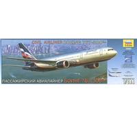 Boeing 767-300 Civil Airliner 1:144 Plástico Modelo Kit 7005 Zvezda
