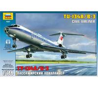 1:144 Zvezda Tupolev Tu-134b Kit Z7007 Modellino