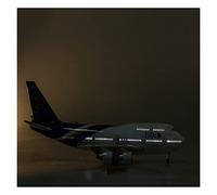 1 150 Apto para Boeing 747 B747 Modelo de avión con Luces y Ruedas Resina plástico Fundido a presión Kit de Juego de Pasatiempo(B)