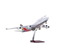 1:150 para Modelo de avión Resina 747 47 cm con Rueda y luz decoración o Adorno colección Juego de Pasatiempos en Miniatura(with Light)