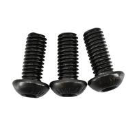 1-150 piezas Tornillos de cabeza cilíndrica redonda M2 M2.5 M3 M4 M5 M6 M8 M10, acero al carbono grado 10.9, color negro, hexagonales.(5mm,M5 (10pcs))