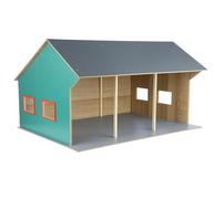 1/16 Farm Machinery - Cobertizo de 3 bahías con Techo Alto