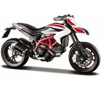 1/18 Aleación Diecast Motocicleta Escala para Modelo Juguetes Volante Vehículos Dirección para Ducati Hypermotard SP