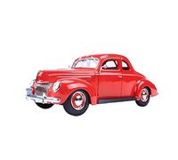 1 18 Apto para Ford 1939 Deluxe Coupe Coche Clásico Fundición A Presión Aleación Coche Modelo Recuerdo Colección Adornos Mini Modelo Vehicular(B)