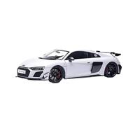 1/18 Audi R8 GT RWD - Modelo de Coche de aleación de fundición a presión Adornos estáticos coleccionables para Adultos(White)