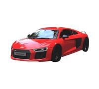 1:18 Audi R8 V10 Plus - Coche Deportivo Aleación Modelo Metal Fundido A Presión Juguete Colección Regalo(Red)