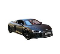 1:18 Audi R8 V10 Plus - Coche Deportivo Aleación Modelo Metal Fundido A Presión Juguete Colección Regalo(Black)